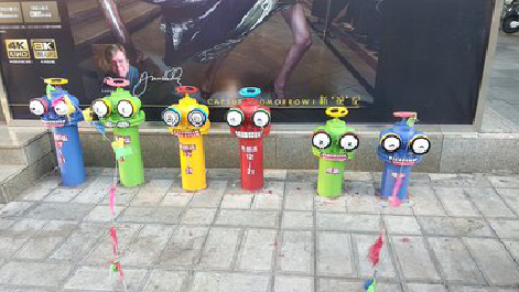 南江商业区彩绘