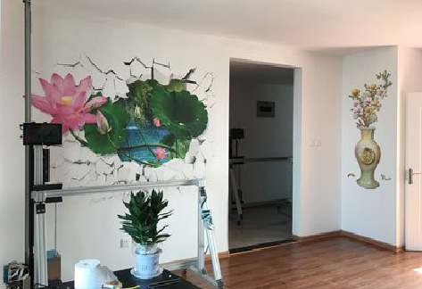 南江墙体彩绘相比墙纸的优势。