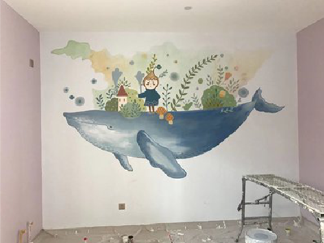 南江手绘墙的特点及优势。